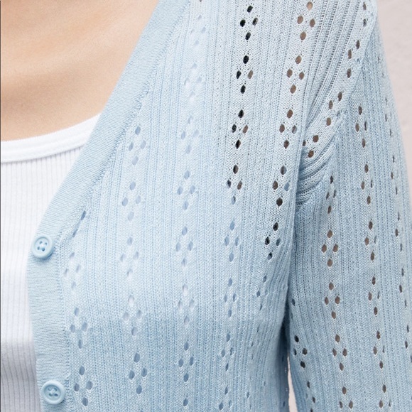 SOLD // NWT Brandy Melville Blue Shannon Sweater - Picture 4 of 5